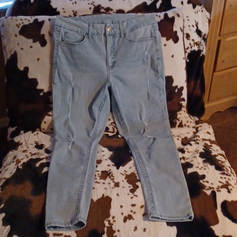 SEVEN7 WOMENS JEANS, TUMMYLESS, HIGH RISE SKINNY, SIZE 14 WOMENS.